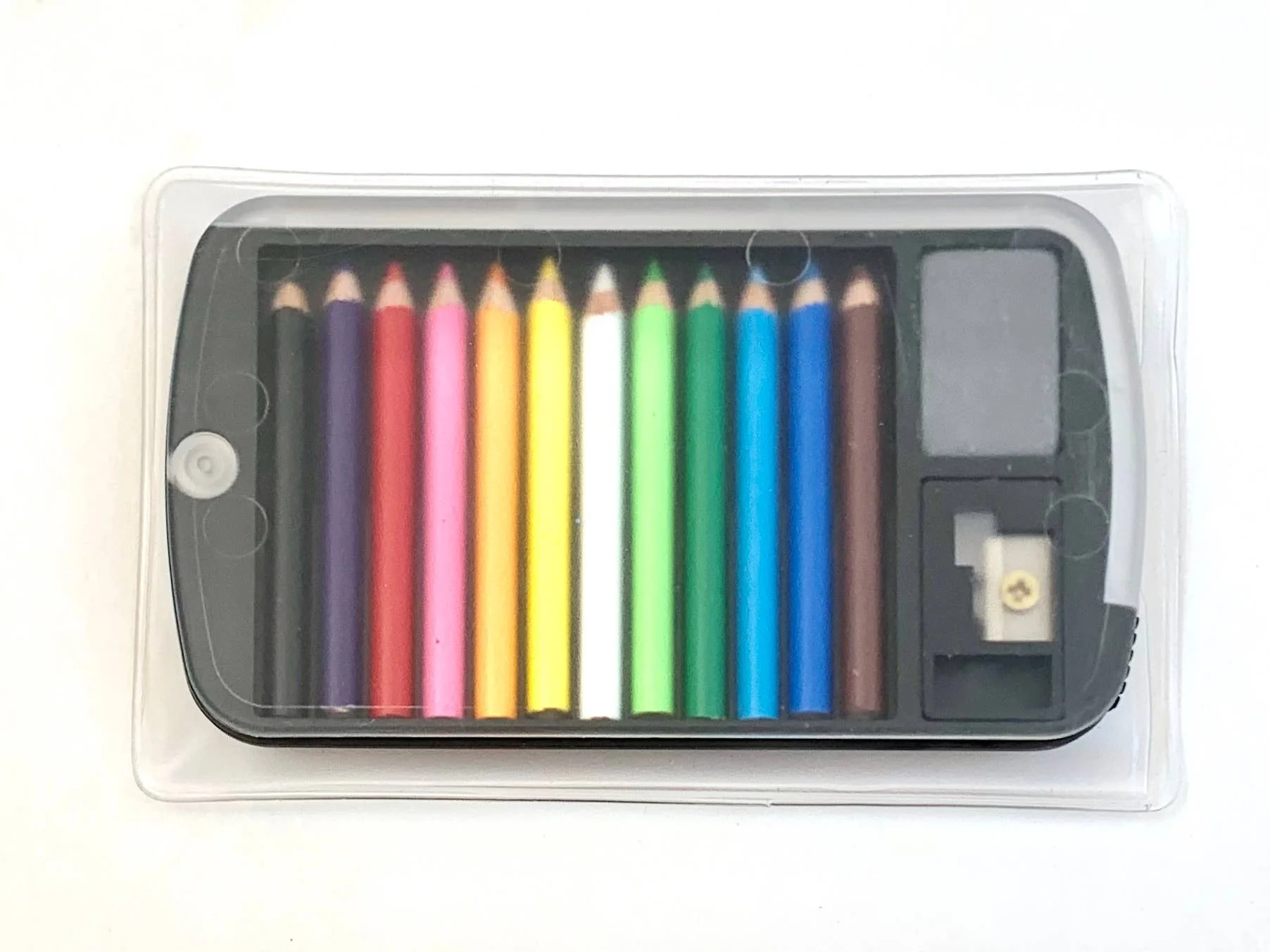Set of 12 Mini Pencils in Clear Card Case - Image 12