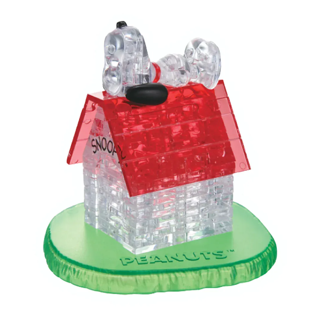 3D Crystal Puzzle-Snoopy and Doghouse