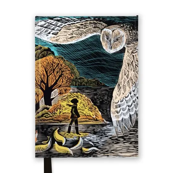 Angela Harding: October Owl Journal (Lined)