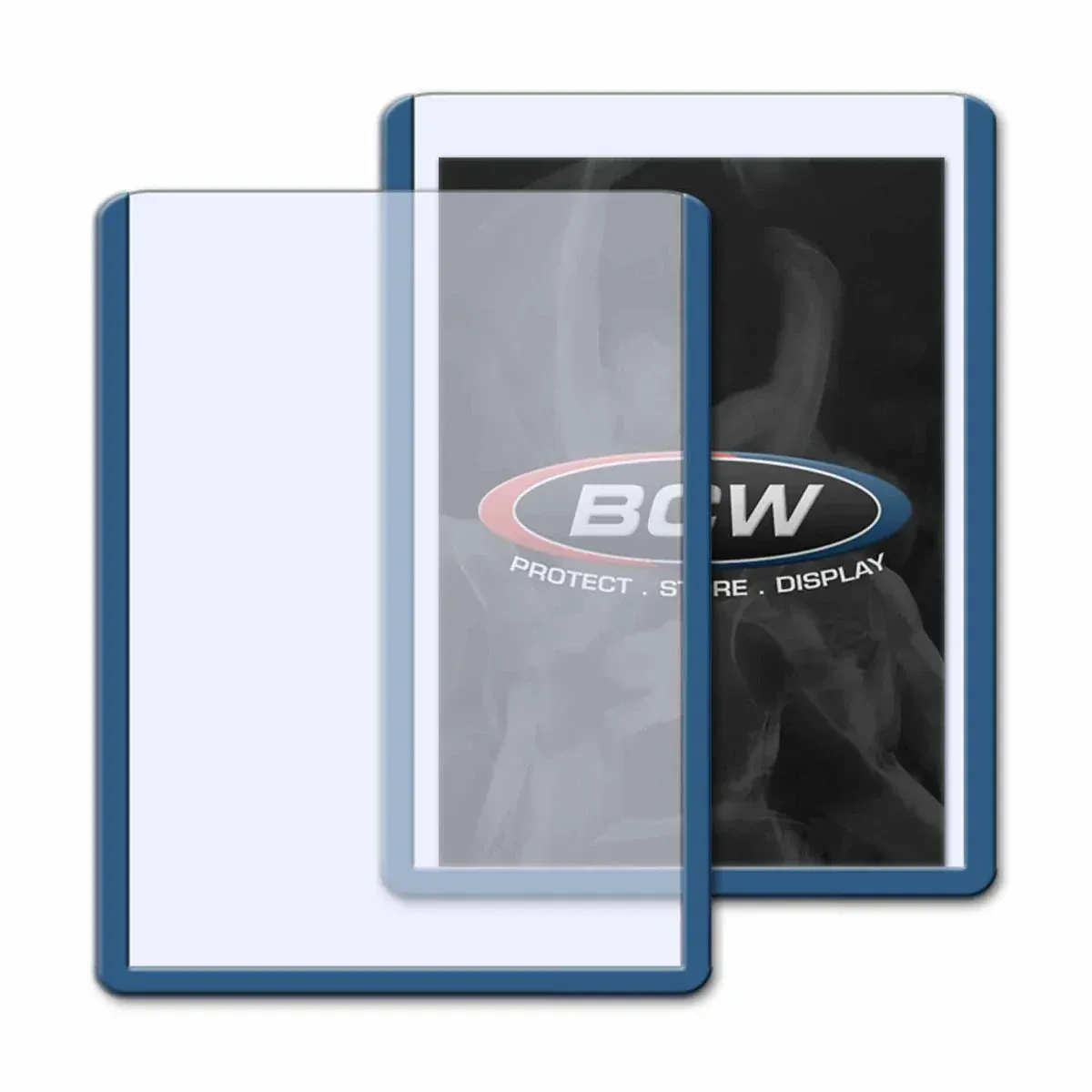 BCW: 3x4 Topload Card Holder - Blue Border - Image 2