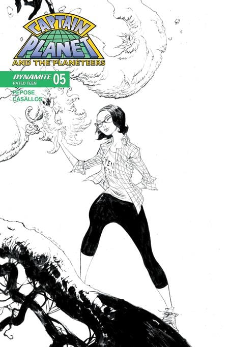 CAPTAIN PLANET #5 CVR G INC 1:10 JAE LEE LINE ART VAR
