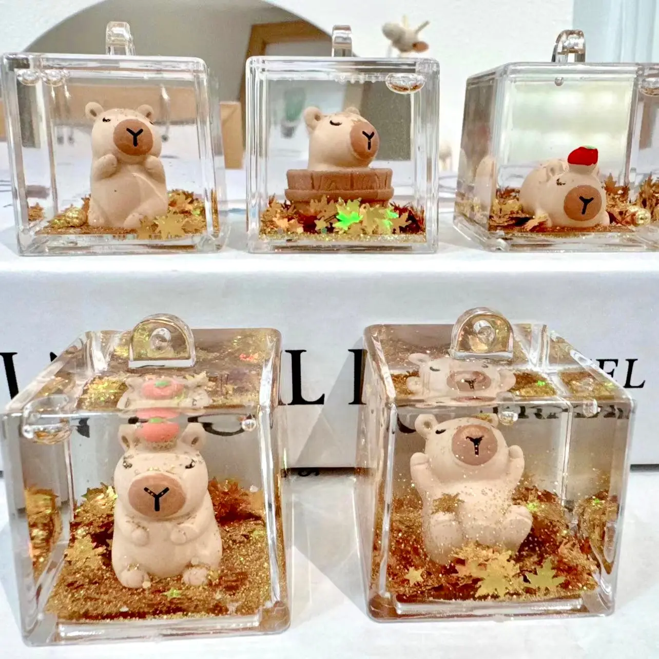 Capybara Floaty Keychain (Random Design)