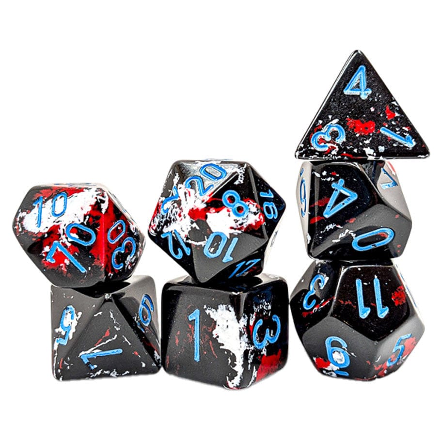 Chessex: 7-Set - Brush, Dark Side