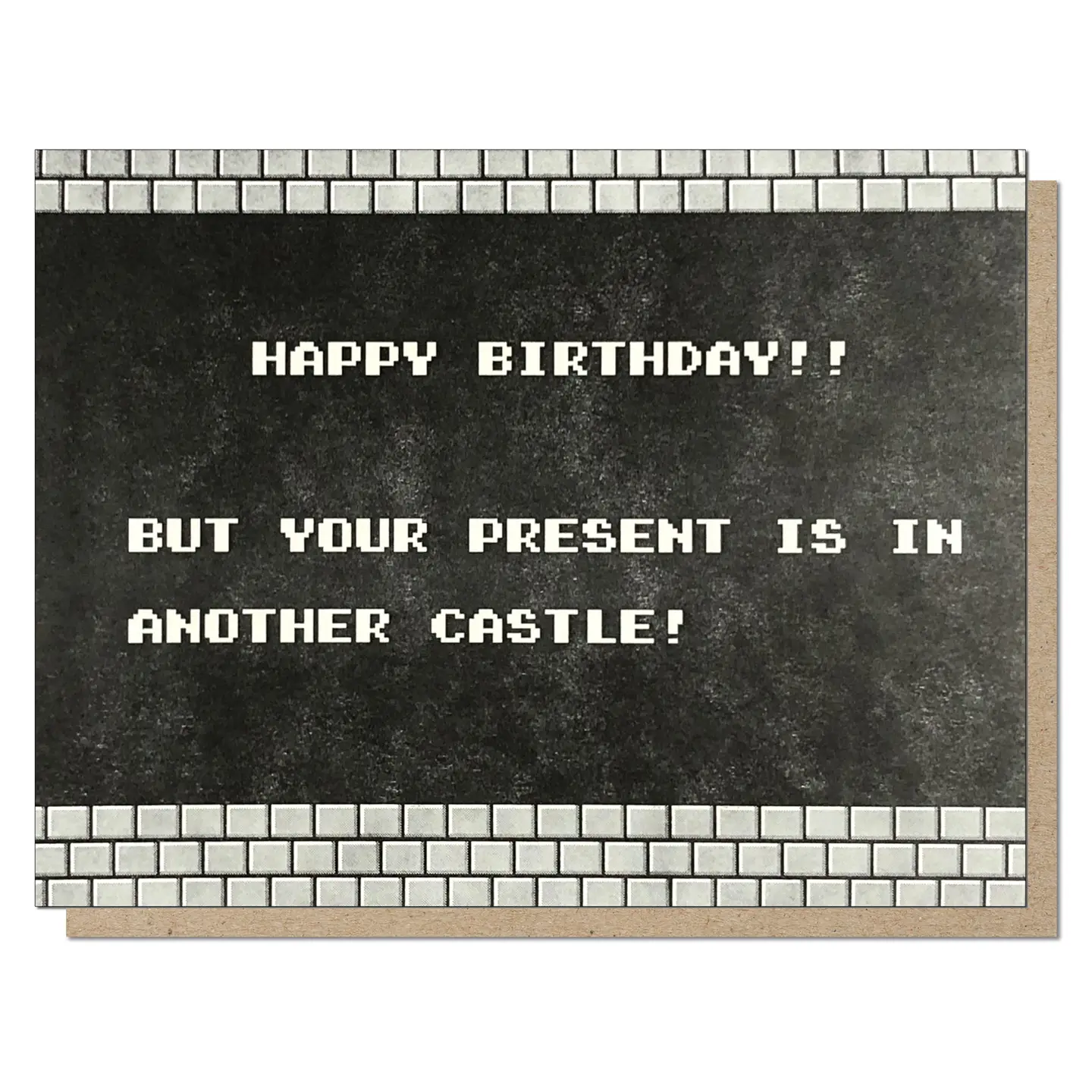 Classic Mario Birthday Card