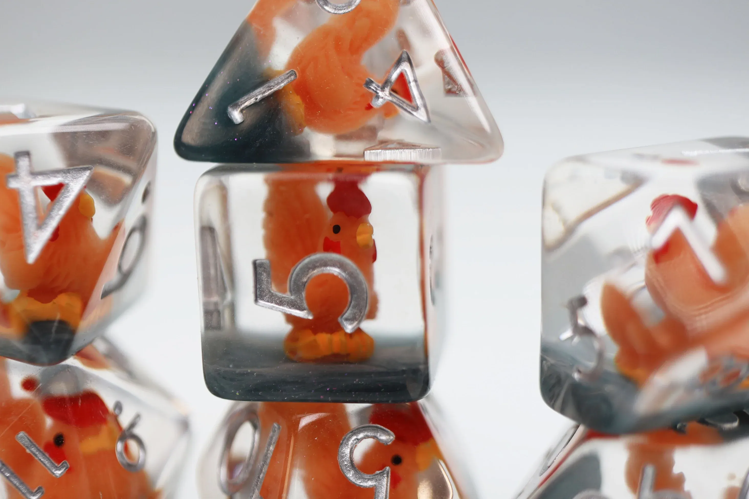 Crowing Rooster RPG Dice Set - Image 5