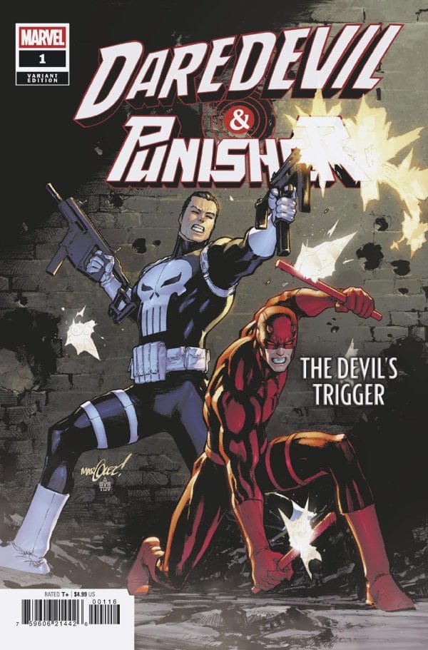 DAREDEVIL/PUNISHER: THE DEVIL'S TRIGGER #1 1:25 INCV DAVID MARQUEZ VARIANT
