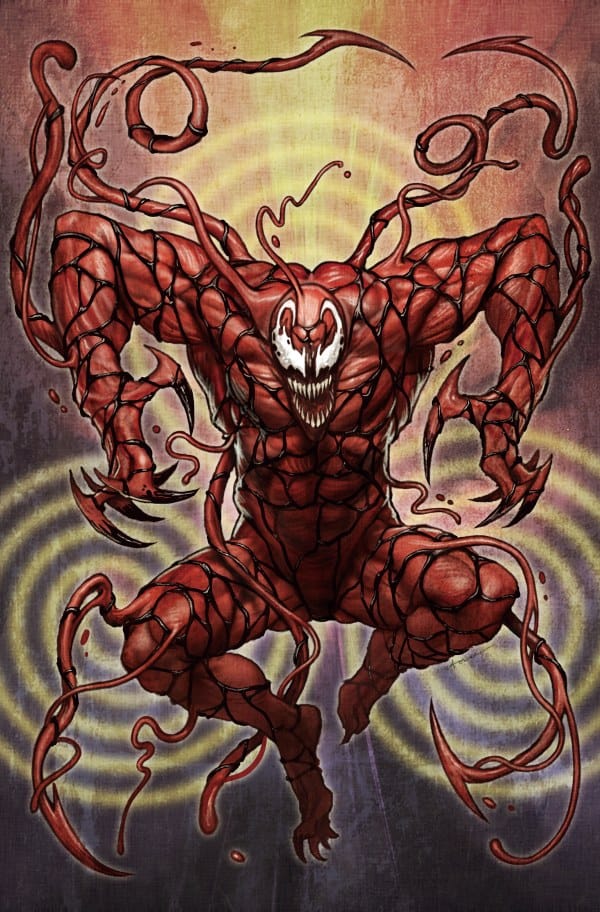 AMAZING SPIDER-MAN/VENOM: DEATH SPIRAL #1 1:50 INCV STONEHOUSE CARNAGE VIRGIN VARIANT [DS]