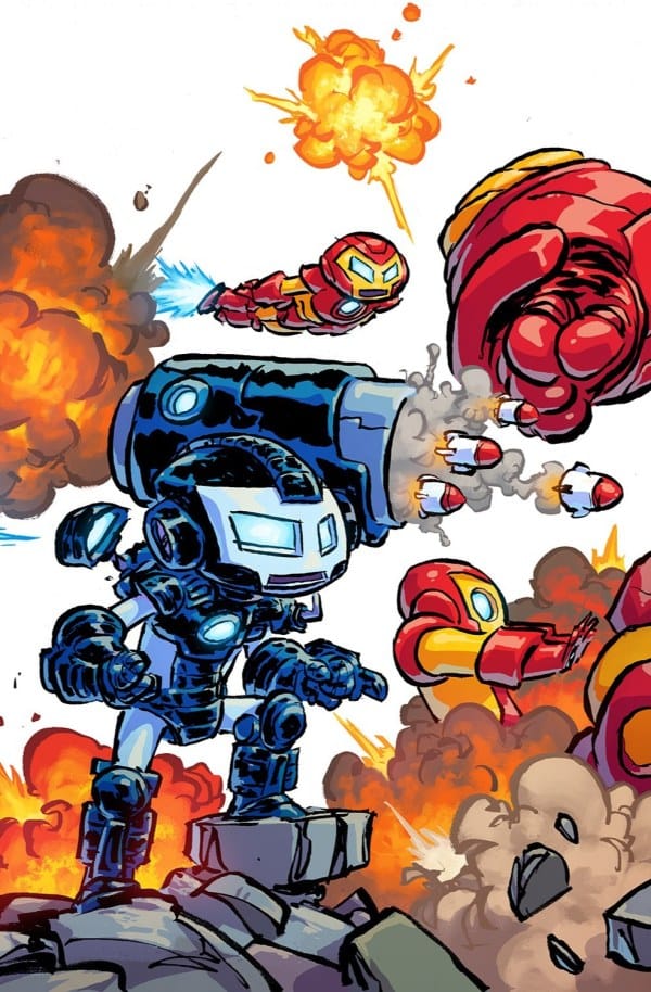IRON MAN #2 SKOTTIE YOUNG 4-PART CONNECTING VARIANT