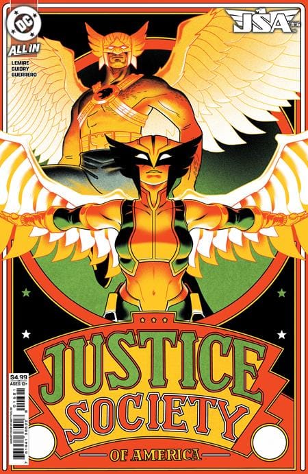 JSA #16 CVR B MATT TAYLOR CARD STOCK VAR