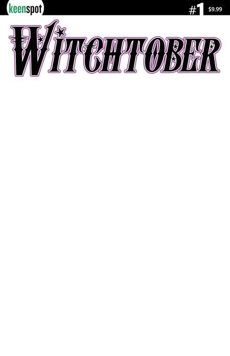 WITCHTOBER #1 CVR B BLANK SKETCH COLORING BOOK COVER VAR