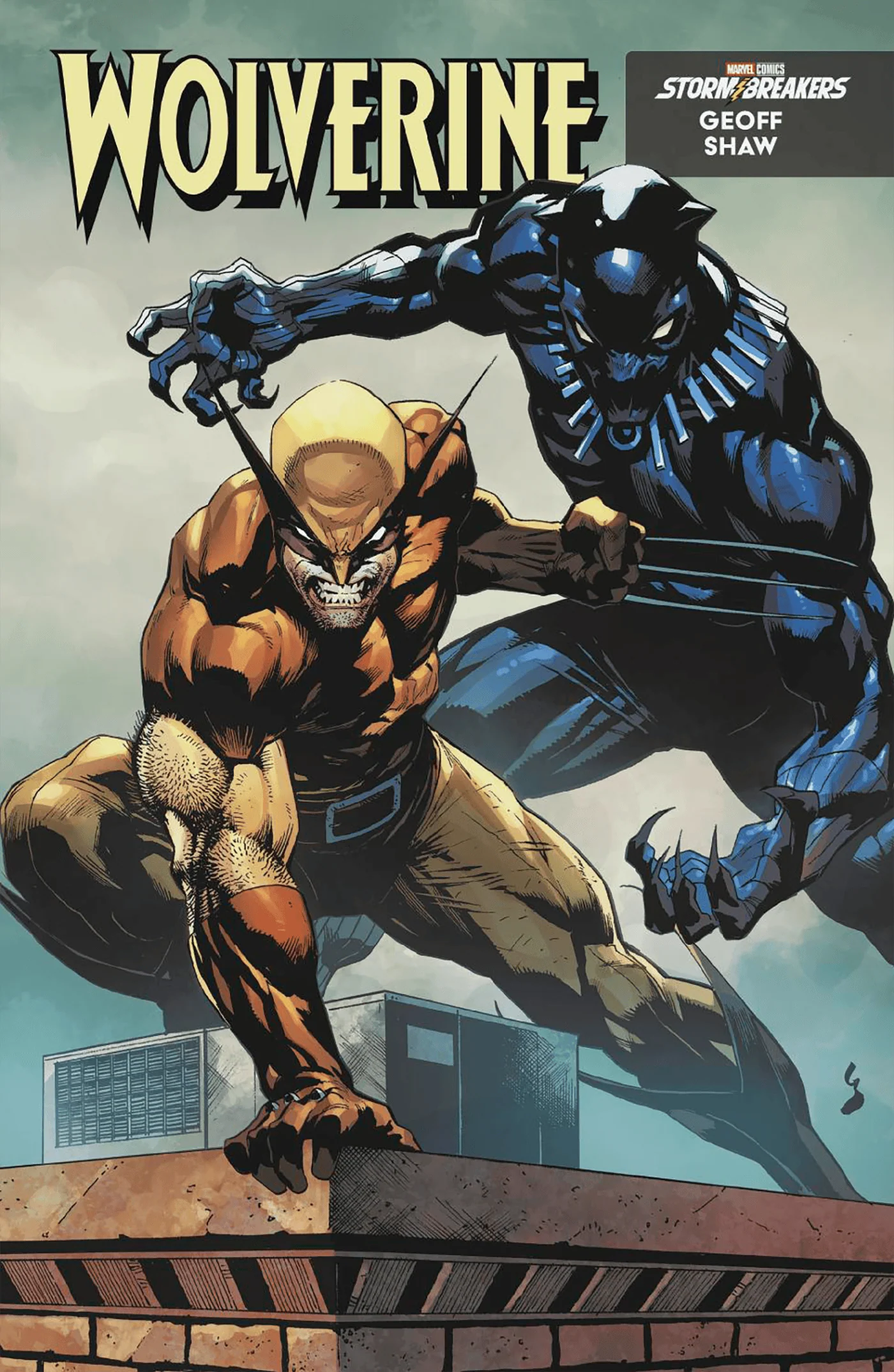 WOLVERINE #15 GEOFF SHAW BLACK PANTHER VARIANT