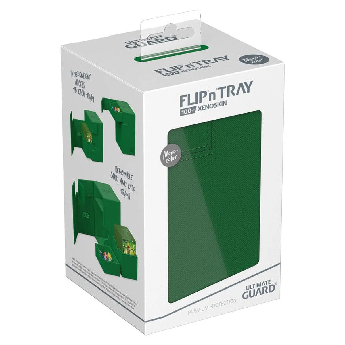 Deck Box: Flip`n`Tray: 100+: Green