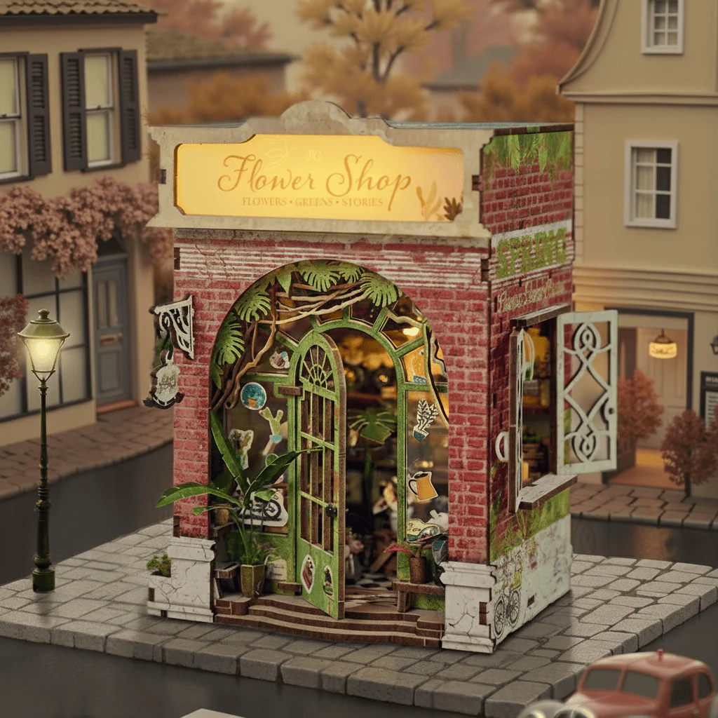 DIY Book Nook Kit: Flower Shop - Image 2