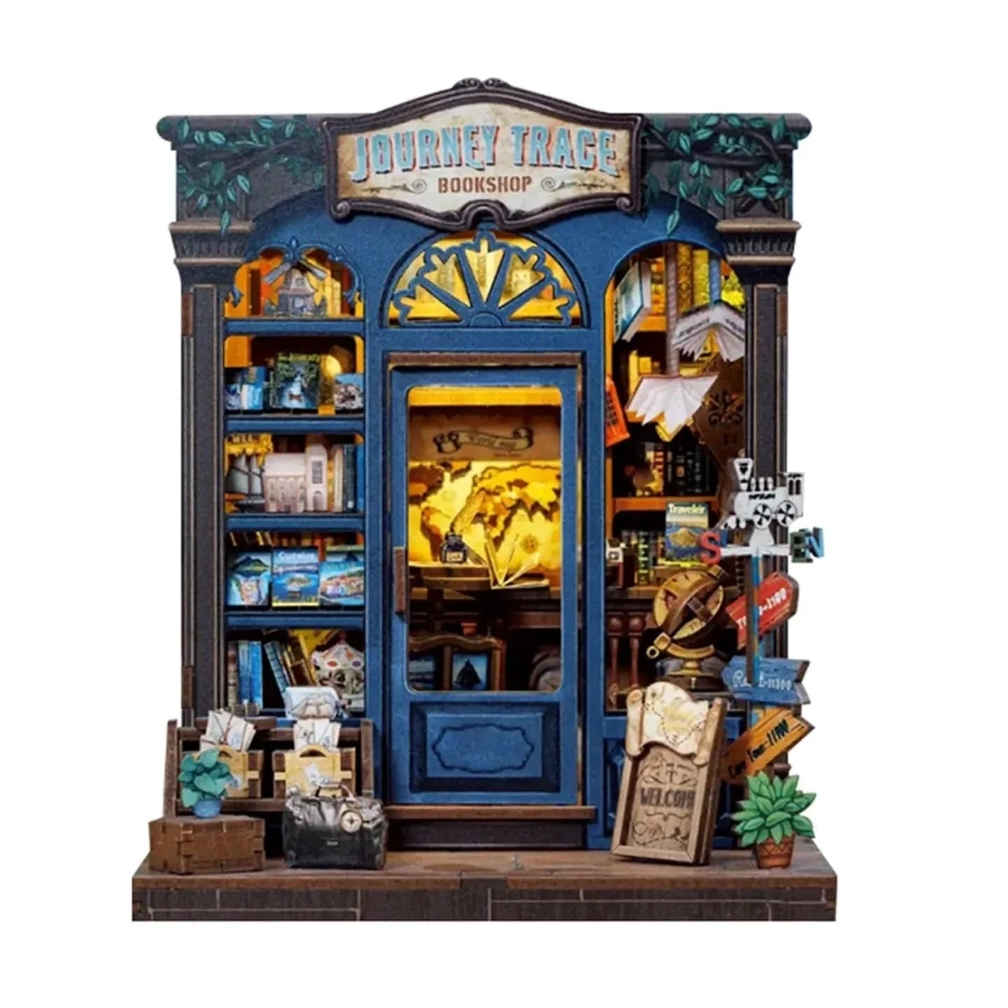 Diy Book Nook Kit: Journey Trace Bookshop