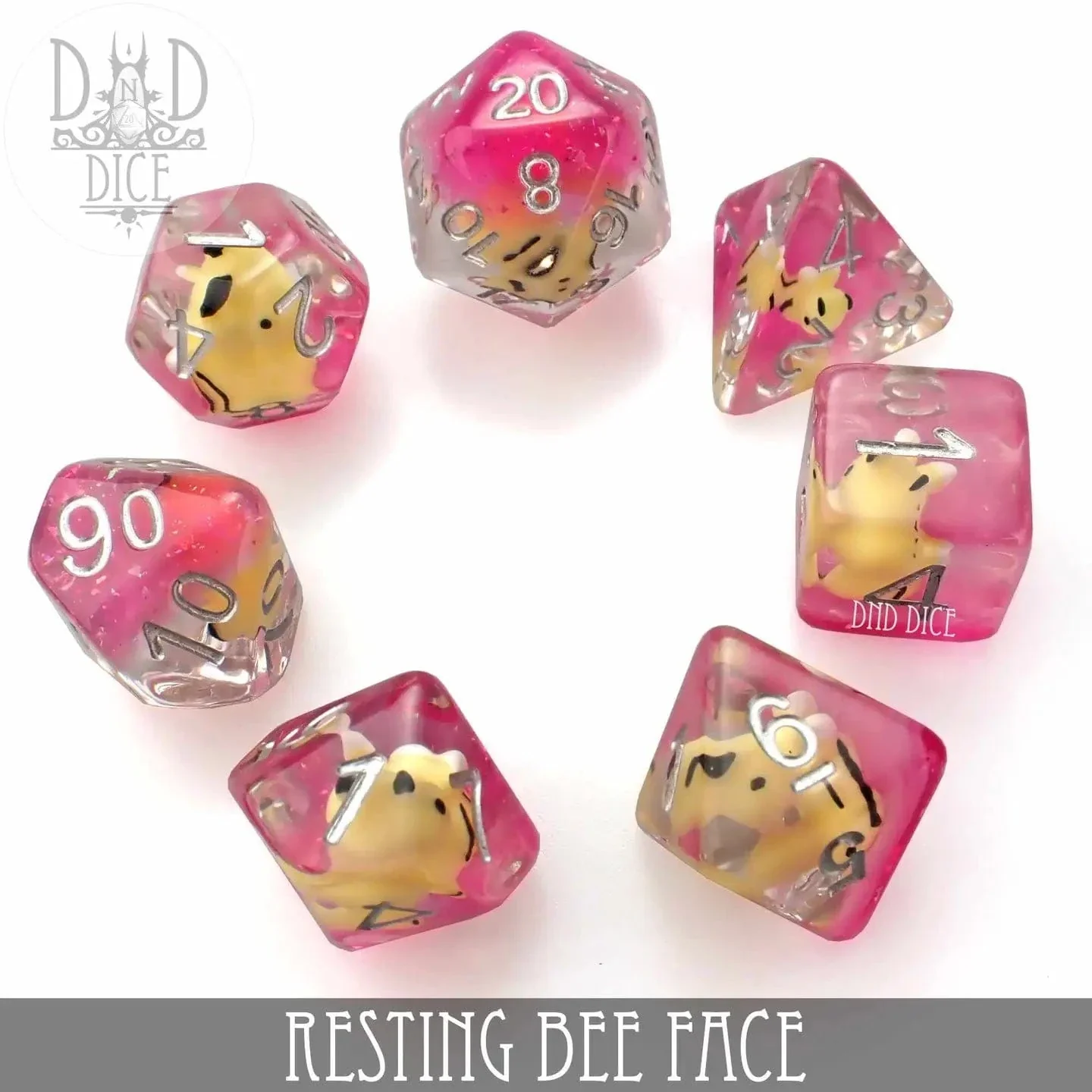 DND DICE: Resting Bee Face