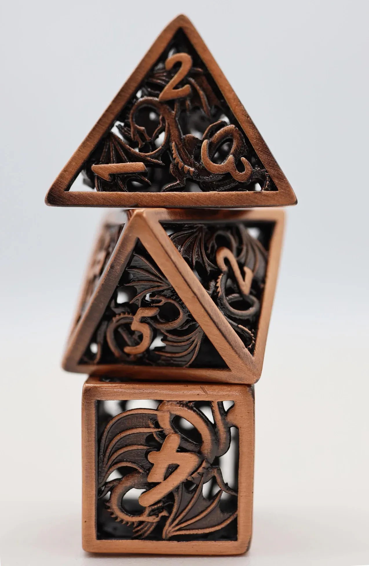Dragon Essence: Copper - Hollow Metal RPG Dice Set - Image 5