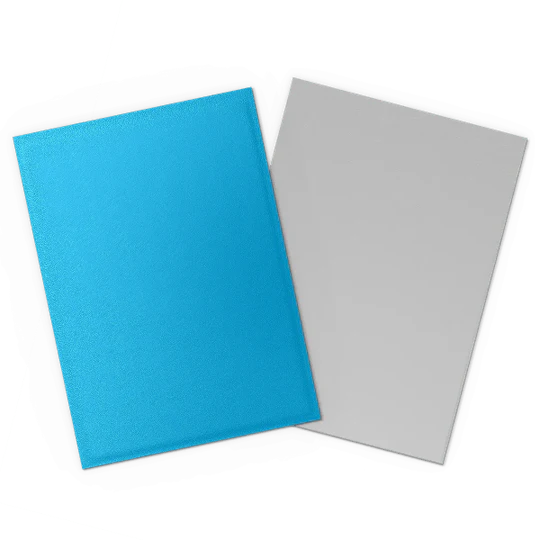DRAGON SHIELD SLEEVES DUAL MATTE SKY BLUE AND SILVER 100CT (50) - Image 2