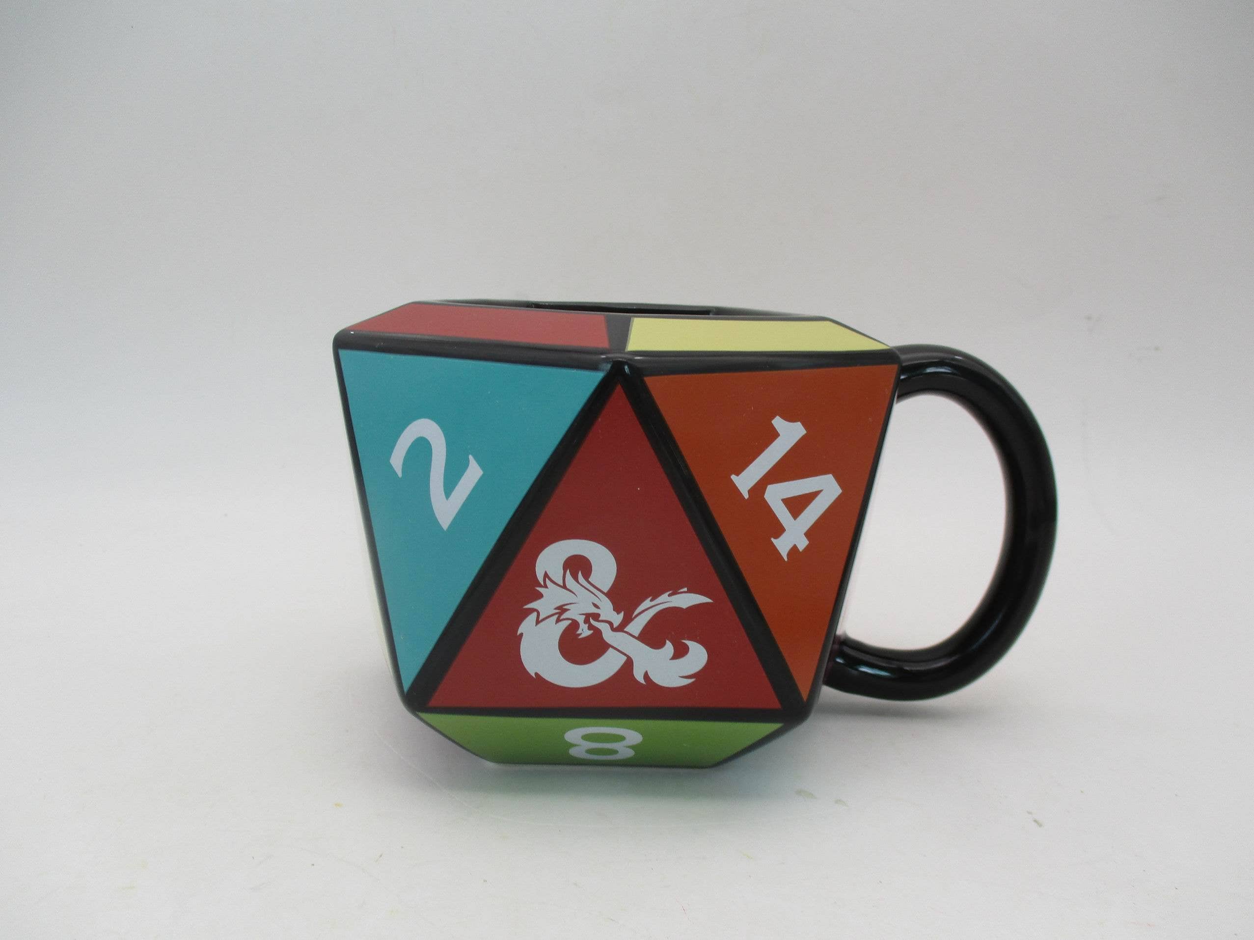 Dungeons & Dragons D20 Die Ceramic 3D Sculpted Mug - Image 2
