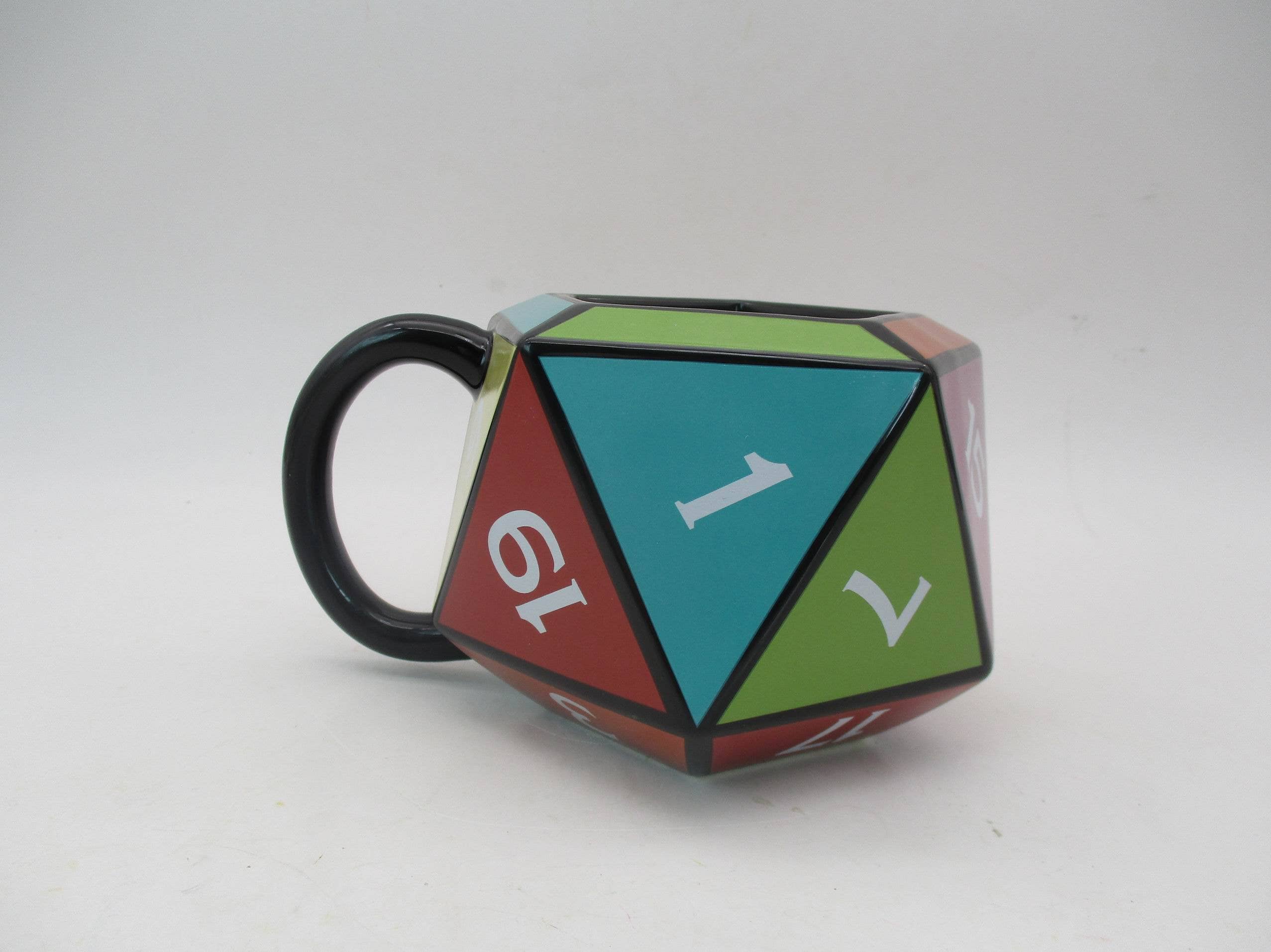 Dungeons & Dragons D20 Die Ceramic 3D Sculpted Mug - Image 4