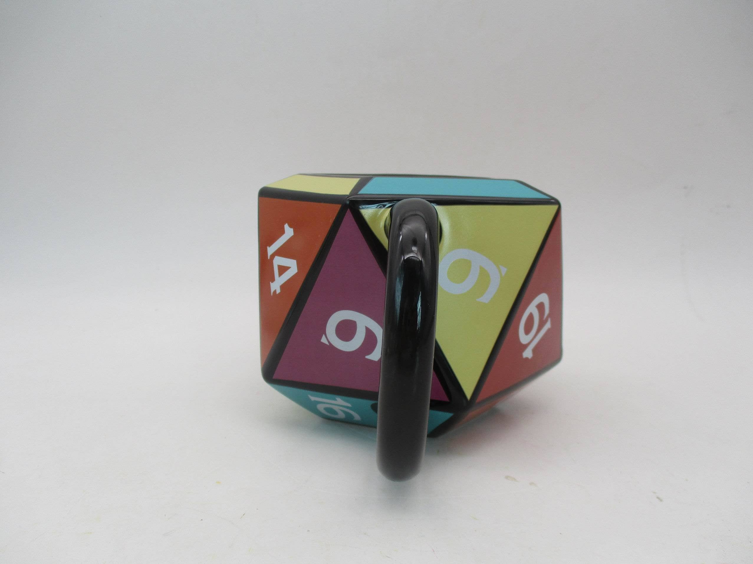 Dungeons & Dragons D20 Die Ceramic 3D Sculpted Mug - Image 5