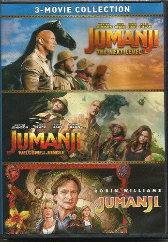 DVD: Jumanji (3-Movie Collection): Jumanji / Jumanji: Welcome to the Jungle / Jumanji: The Next Level
