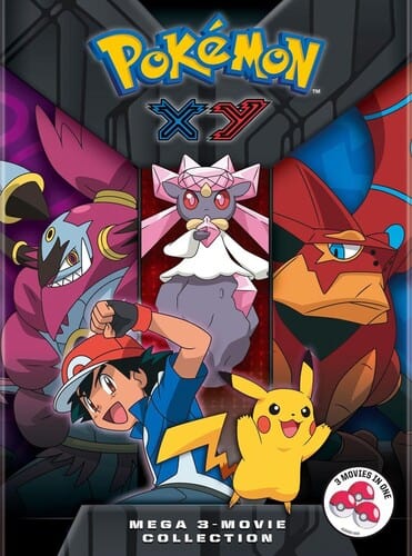 DVD: Pokemon XY Mega 3-Movie Collection (Subtitled)
