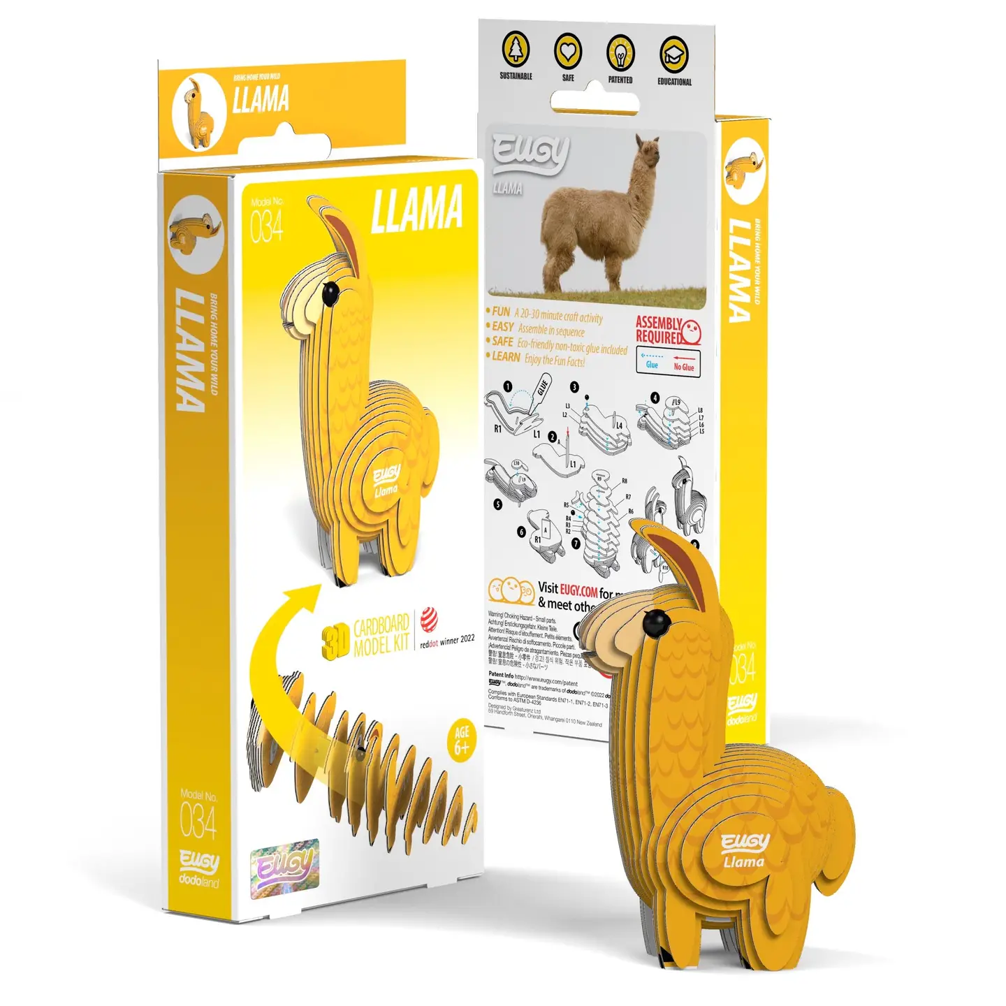 Eugy: 3D Puzzle - Llama