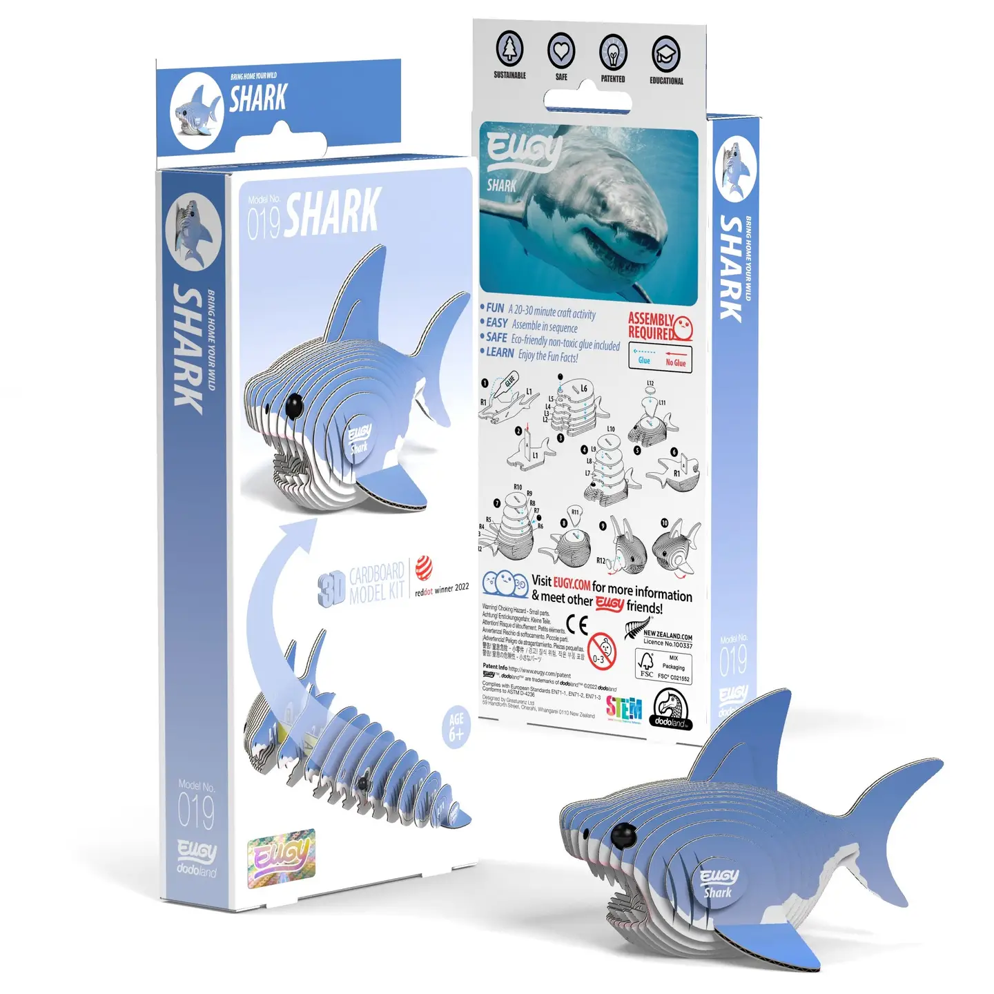 Eugy: 3D Puzzle - Shark