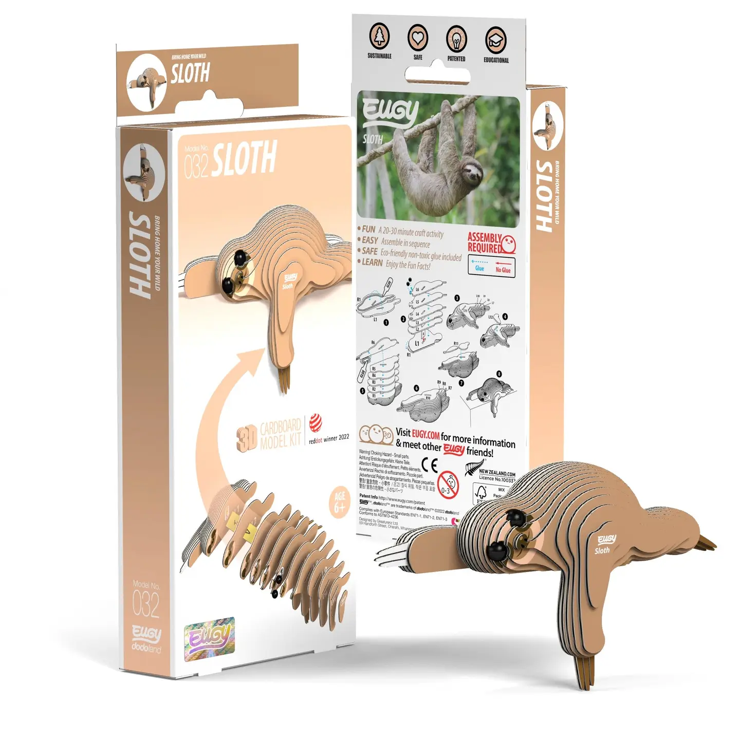 Eugy: 3D Puzzle - Sloth