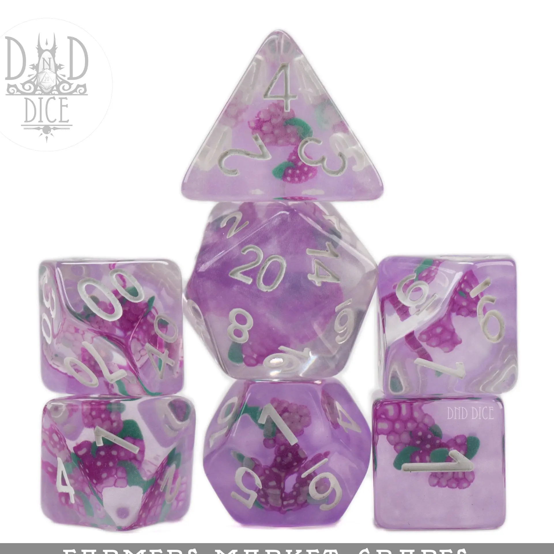 Farmers Market: Grape - 7 Dice Set