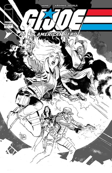 GI JOE A REAL AMERICAN HERO #327 CVR B LEE WEEKS B&W VAR