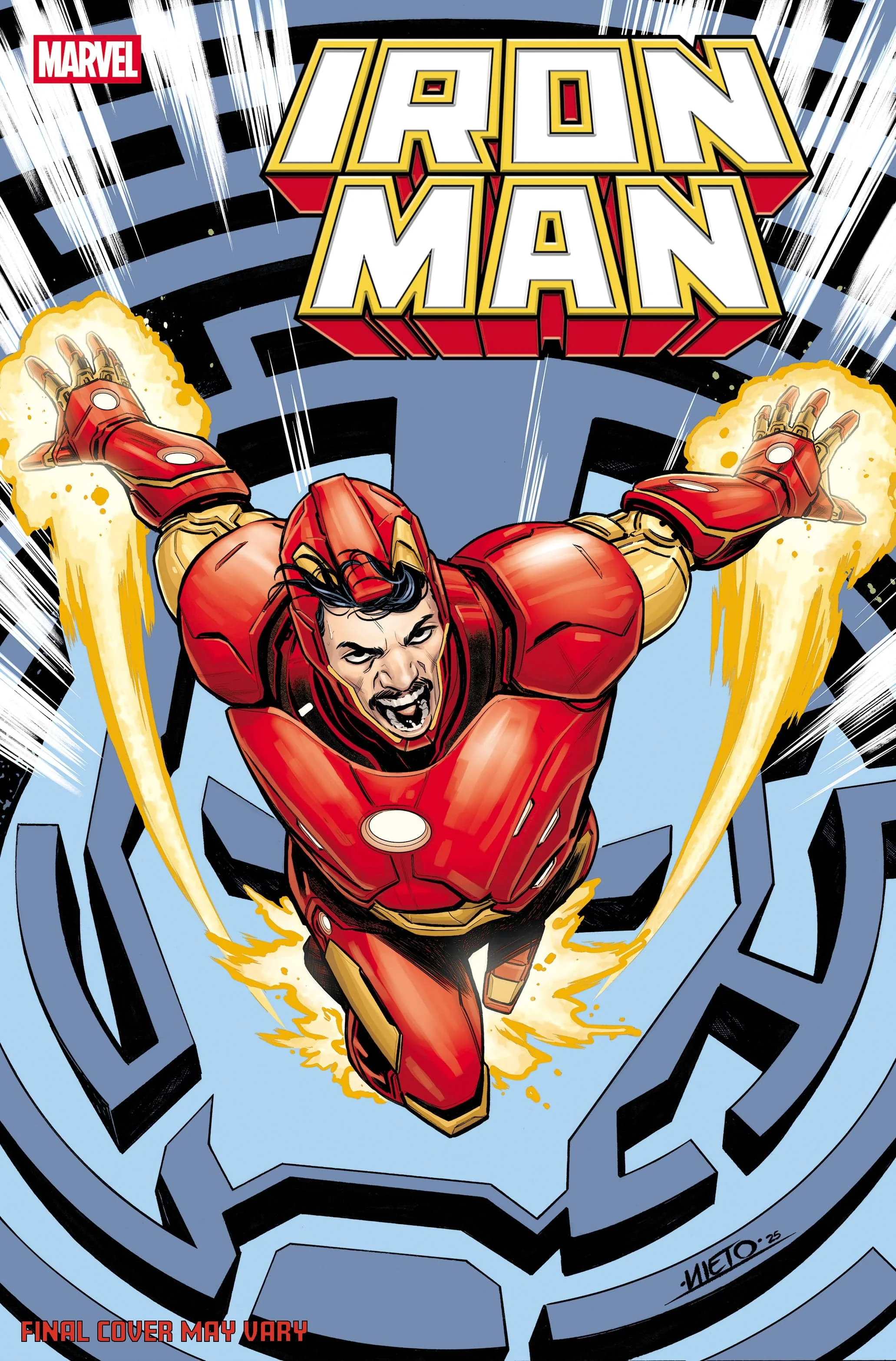 IRON MAN #4 1:25 INCV CARLOS NIETO VARIANT