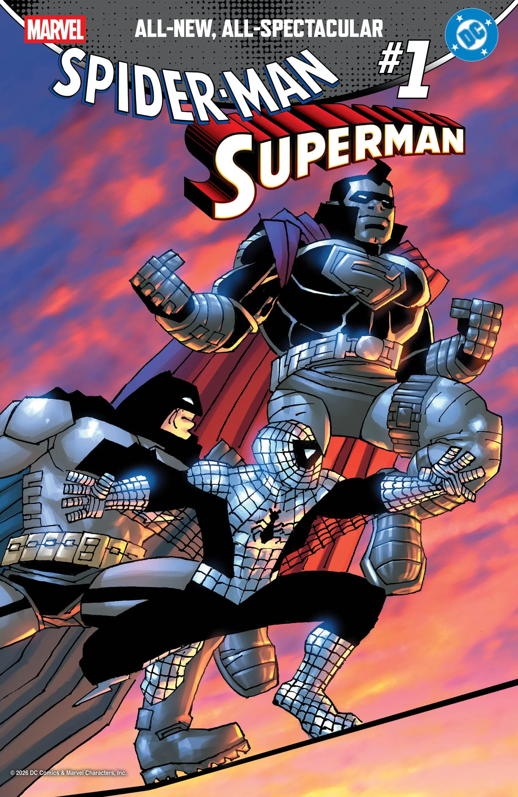 MARVEL/DC: SPIDER-MAN/SUPERMAN #1 1:50 INCV FRANK MILLER VARIANT