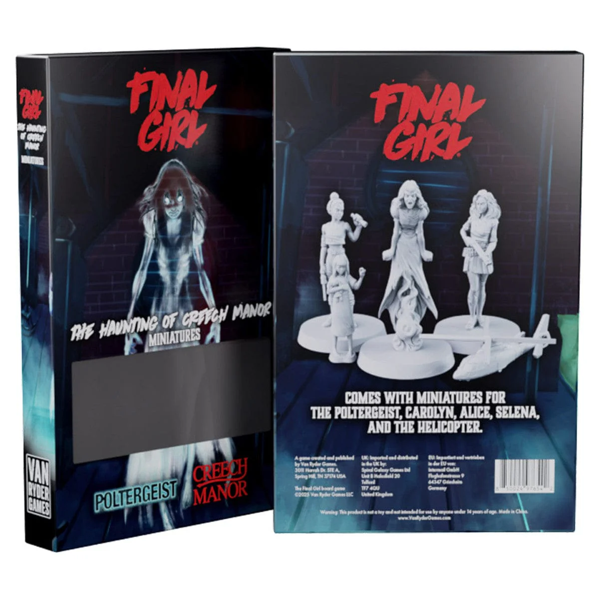 Final Girl: Haunting of Creech Manor Miniatures