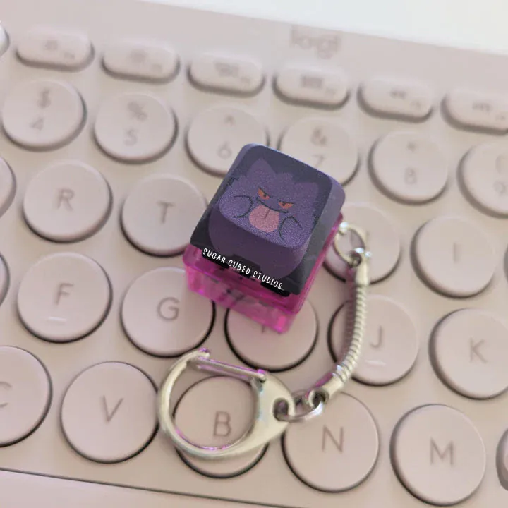 Gengar #094 - Fidget Keycap Keychain
