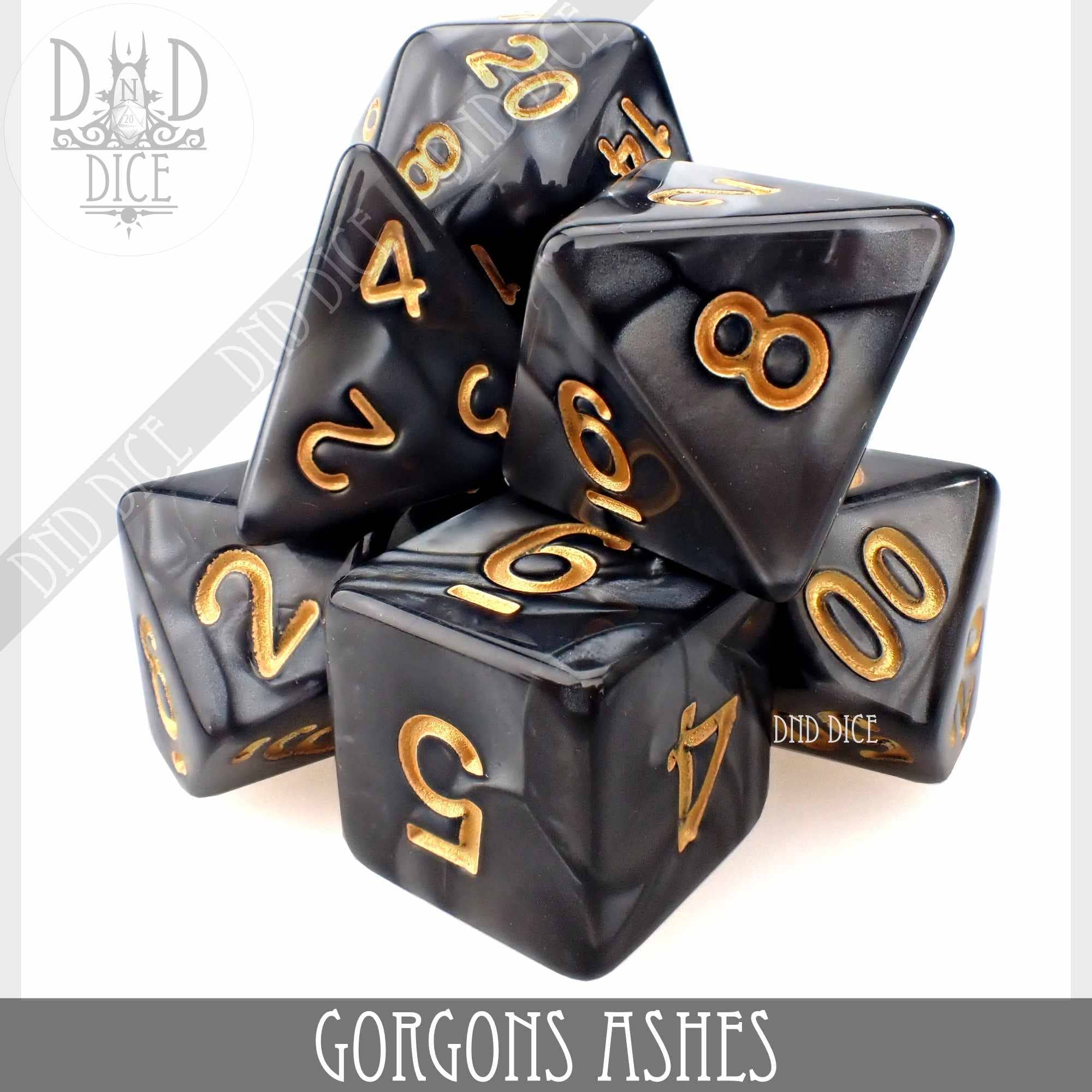Gorgons Ashes 7 Dice Set