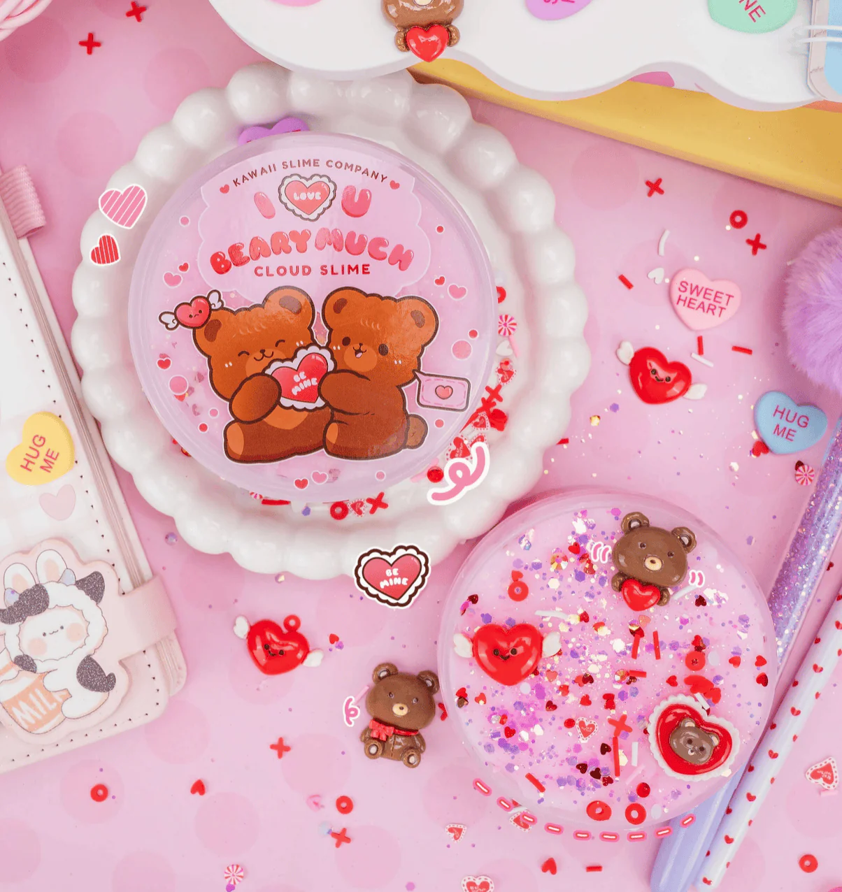 I Love You Beary Much Cloud Signature Dome Slime - Image 2