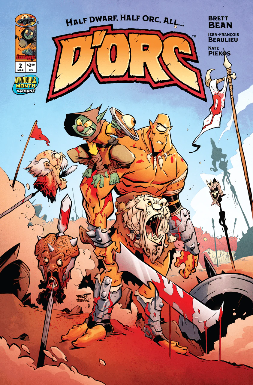 DORC #2 CVR C BRETT BEAN INVINCIBLE TEAM UP VAR