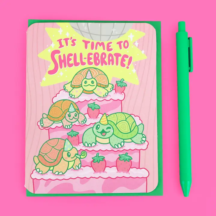It's Time To Shell-Ebrate Card