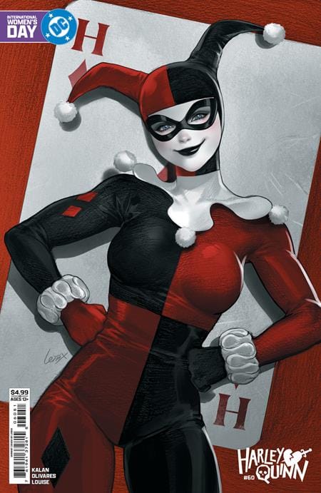 HARLEY QUINN #60 CVR E LESLEY LEIRIX LI WOMENS HISTORY MONTH CARD STOCK VAR