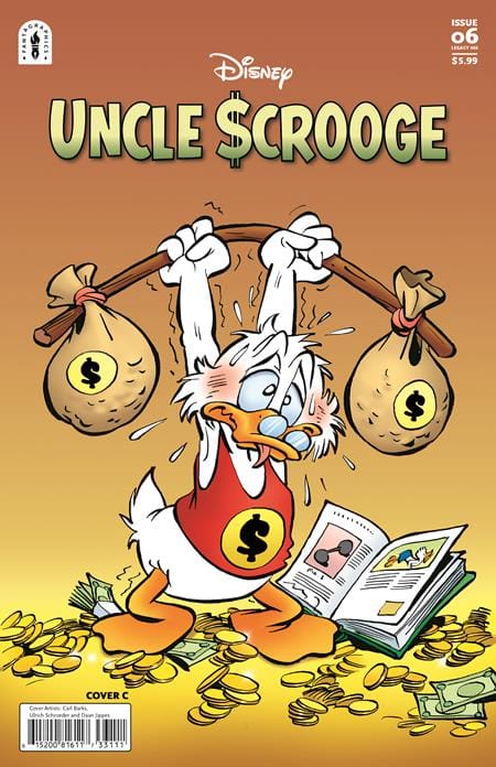 UNCLE SCROOGE LEGACY #466 BY MOONLIGHTS BLIGHT CVR C INC 1:10 CARL BARKS DAAN JIPPES VAR