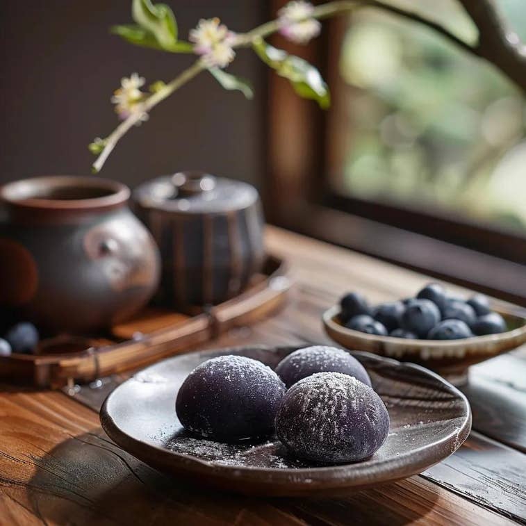 Kubota Baked Soft Mochi - Blueberry Flavor 200g (Japan) - Image 2