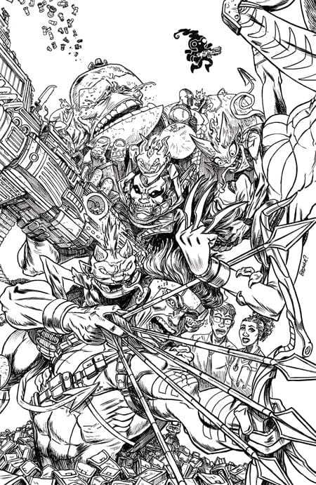 LUCKY DEVILS #6 (OF 9) CVR D RYAN BROWNE YOUNGBLOOD TEAM UP B&W VIRGIN VAR (MR)