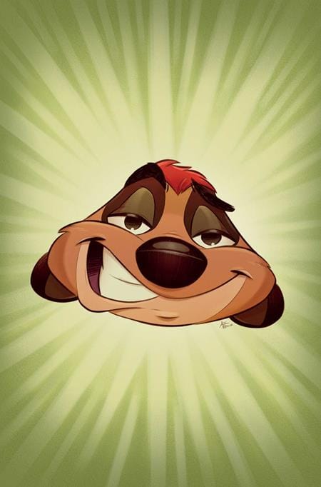 LION KING #5 CVR E INC 1:10 CARTOON HEAD VIRGIN VAR