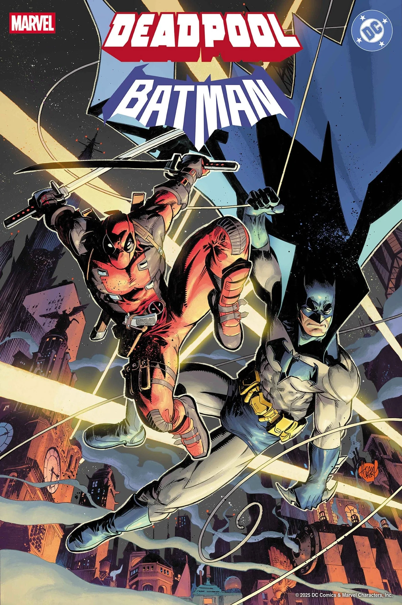 MARVEL/DC: DEADPOOL/BATMAN #1 ADAM KUBERT 3RD PTG VARIANT