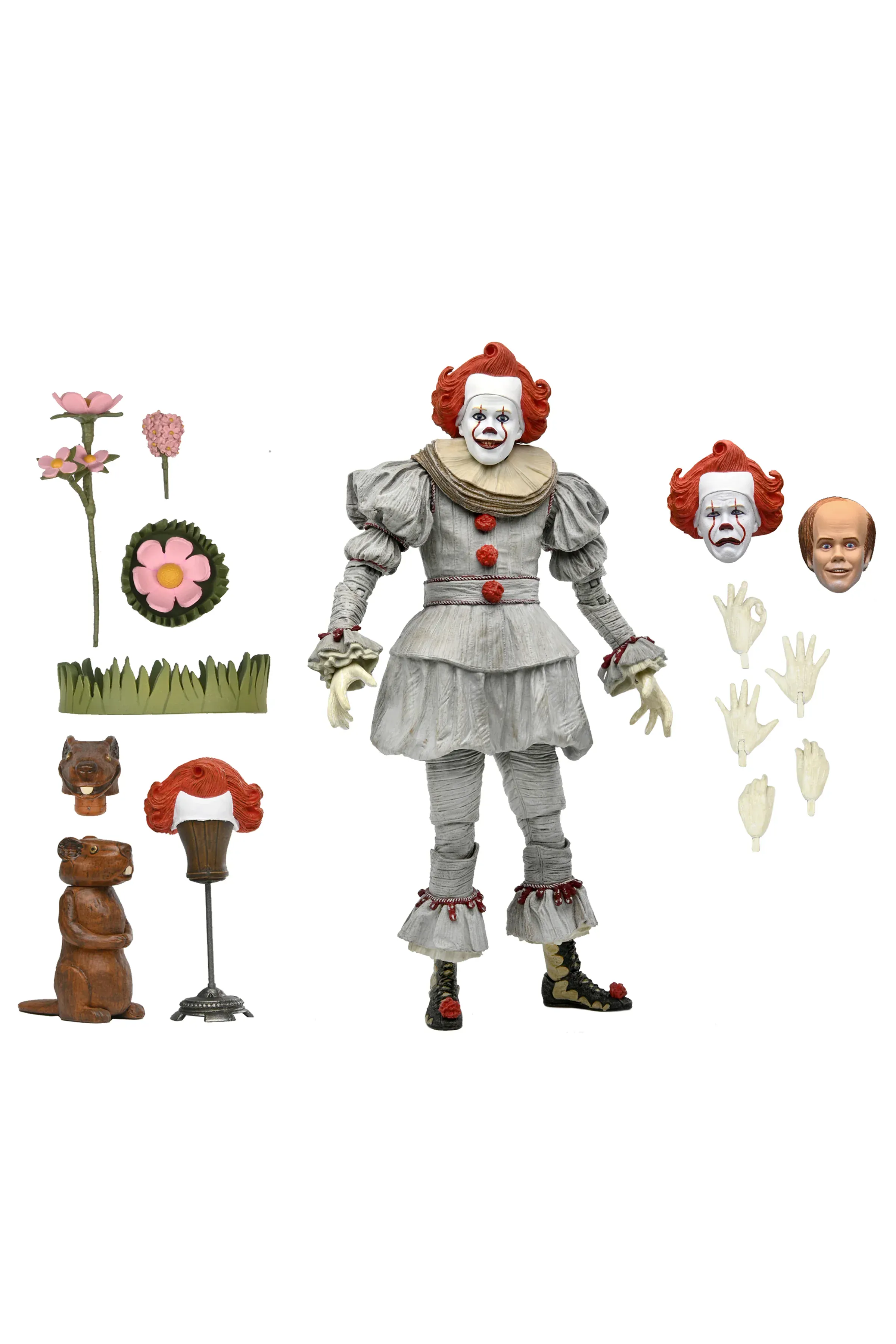 NECA: IT Welcome To Derry- Ultimate Bob Gray as Pennywise 7"