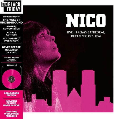 Nico - Live in Reims Cathedral 1974 (RSD Exclusive, Colored Vinyl, Magenta) (BF RSD2025)