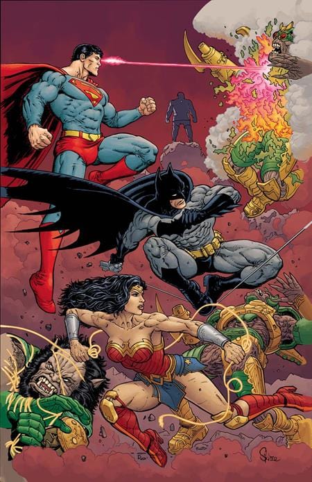 JUSTICE LEAGUE UNLIMITED #15 CVR B STEVE SKROCE CARD STOCK VAR (DC K.O.)