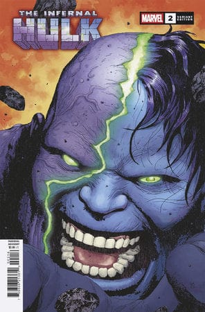 INFERNAL HULK #2 1:25 INCV ANDREA SORRENTINO VARIANT