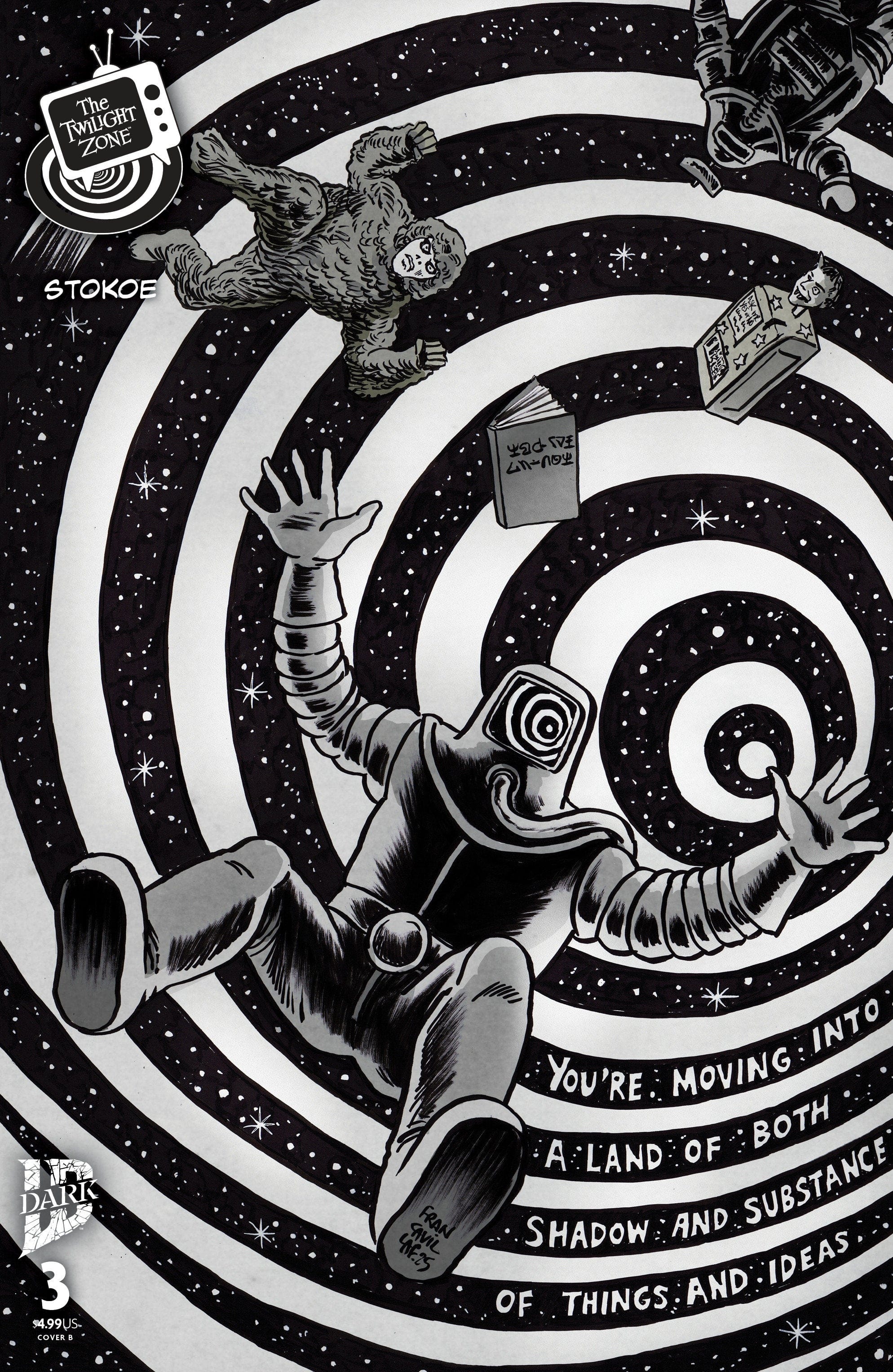 The Twilight Zone #3 Variant B (Francavilla Connecting Cover)